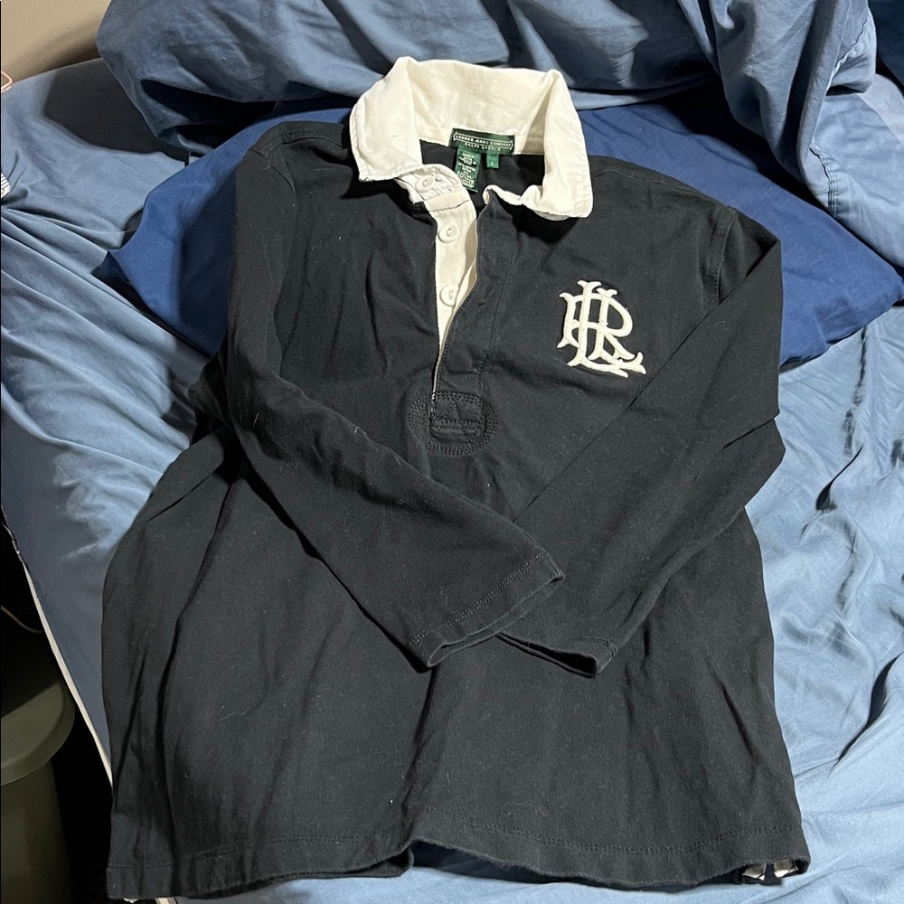 Ralph Lauren Black and White Shirt